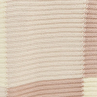 Beige Knit Top Round Neck Long Sleeve Patchwork