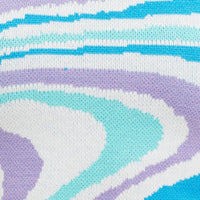 Print Marble Knit Top