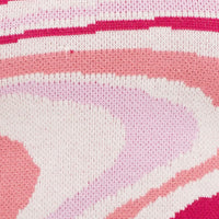 Print Marble Knit Top
