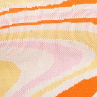 Print Marble Knit Top