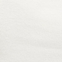 White Knit Top Short Sleeve Round Neck Fluffy