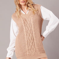 Beige Knit Top Jumper