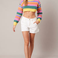 Multi Stripe Knit Jumper