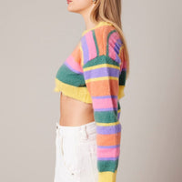 Multi Stripe Knit Jumper