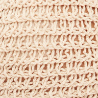 Beige Butterfly Knit Top Backless