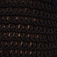 Black Butterfly Knit Top Backless