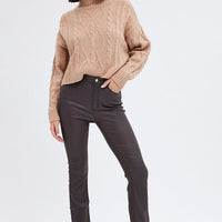 Cable Knit Jumper High neck