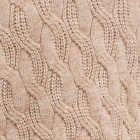 Beige Sweater Long sleeve V neck