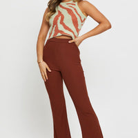 Print Knit Top Sleeveless