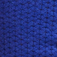 Blue Knit Crop Top